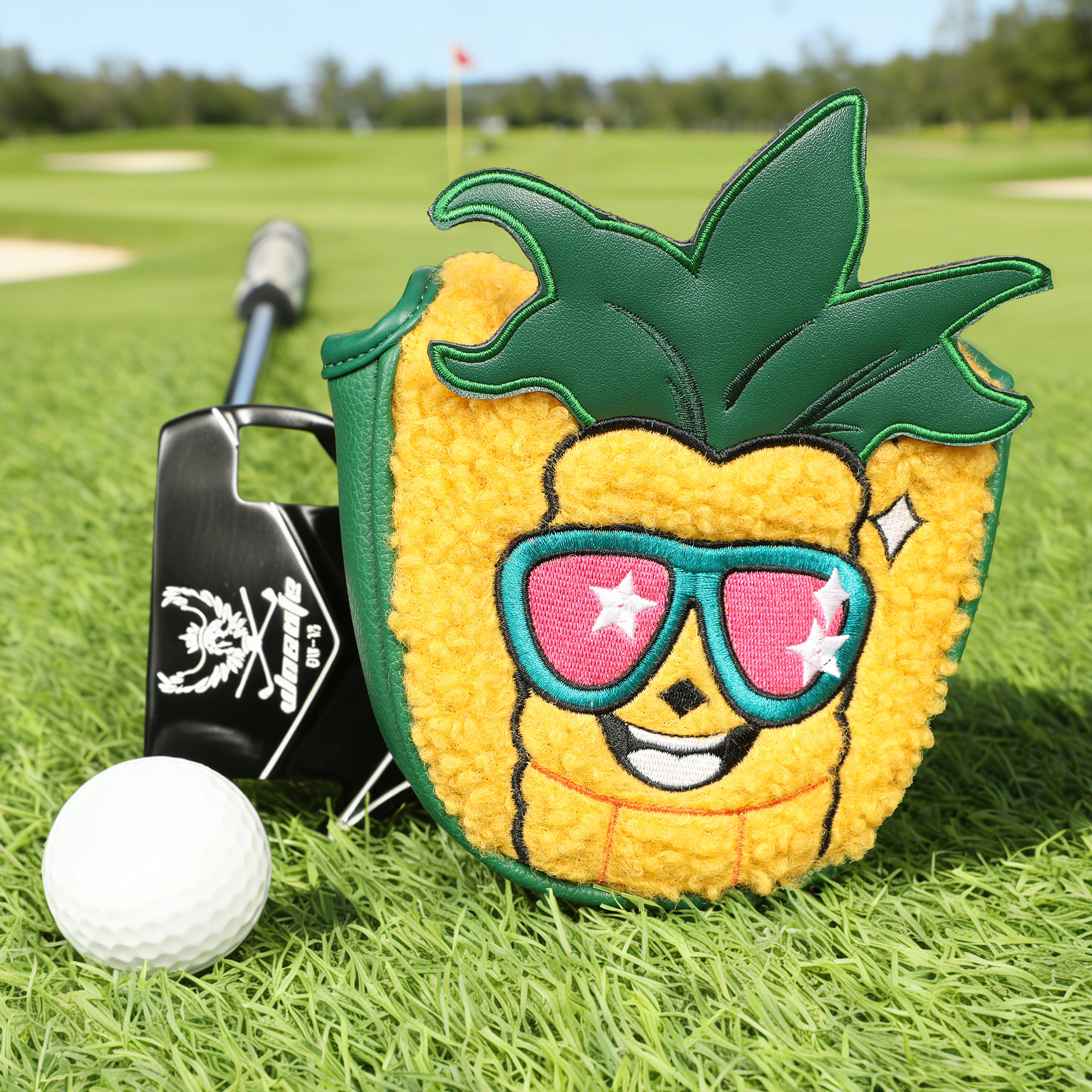 Putter Mallet Blade - 1pc Golf Putter Headcover Durable PU