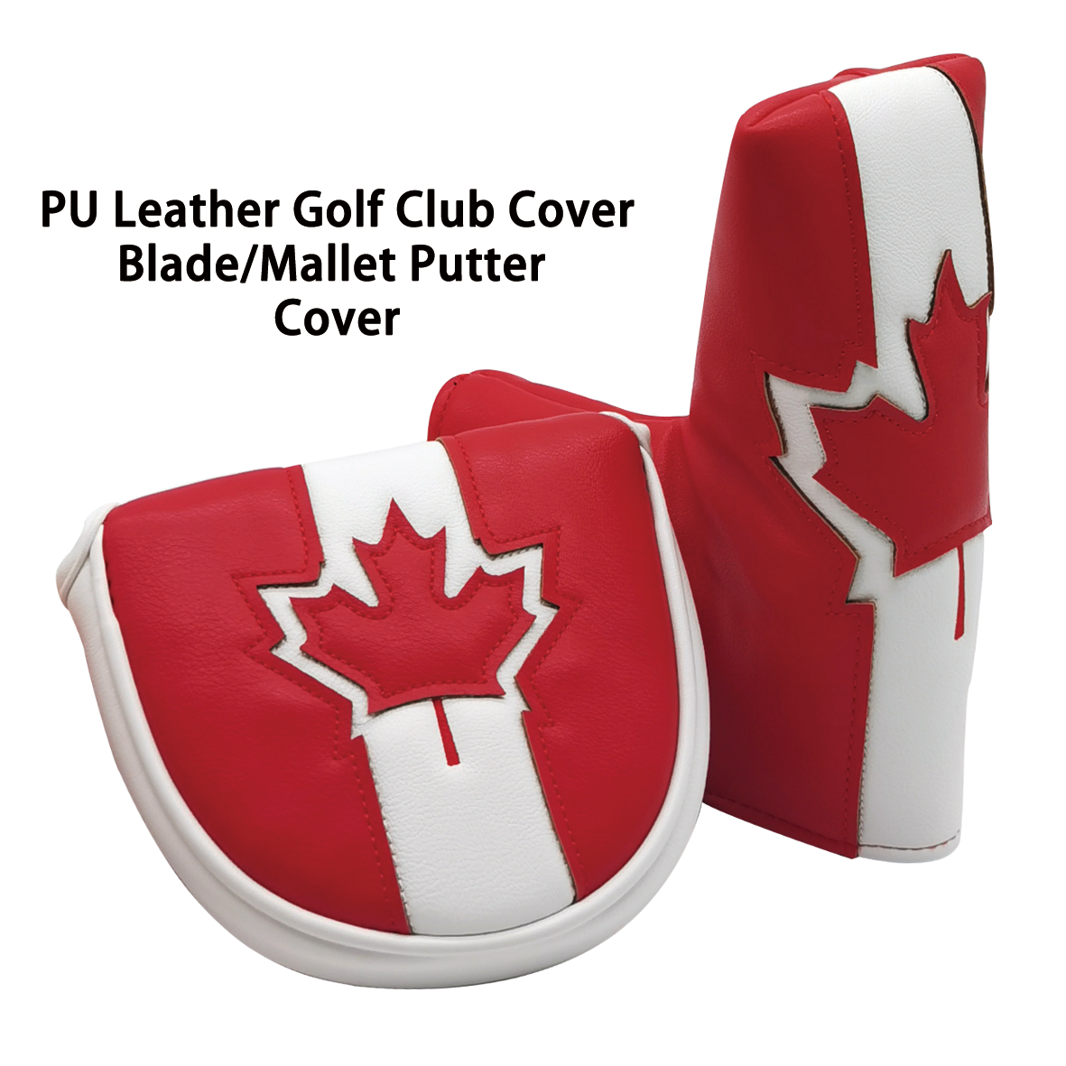 Putter Mallet Blade - 1pc 'LEAF' Pattern Blade Putter Head