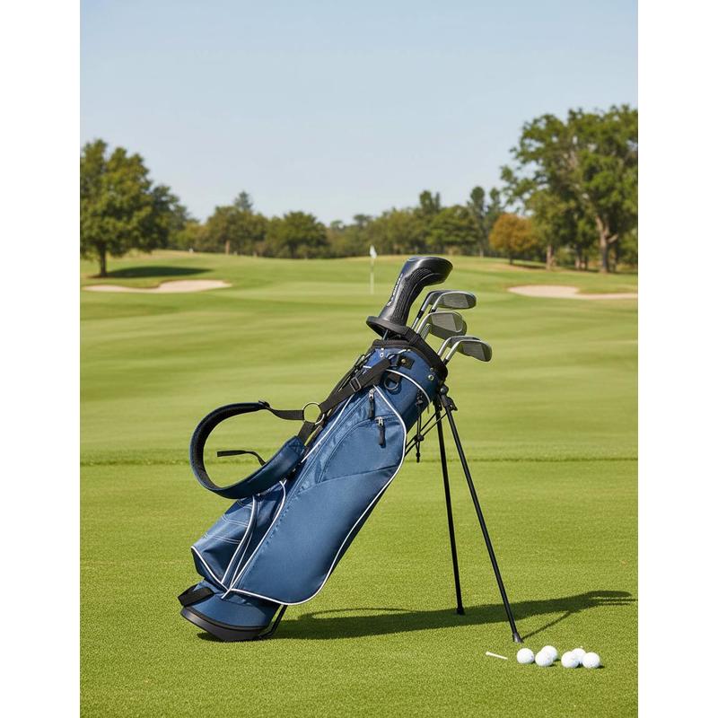 Golf Bag Stand Cart - Golf Stand Cart Bag with 4