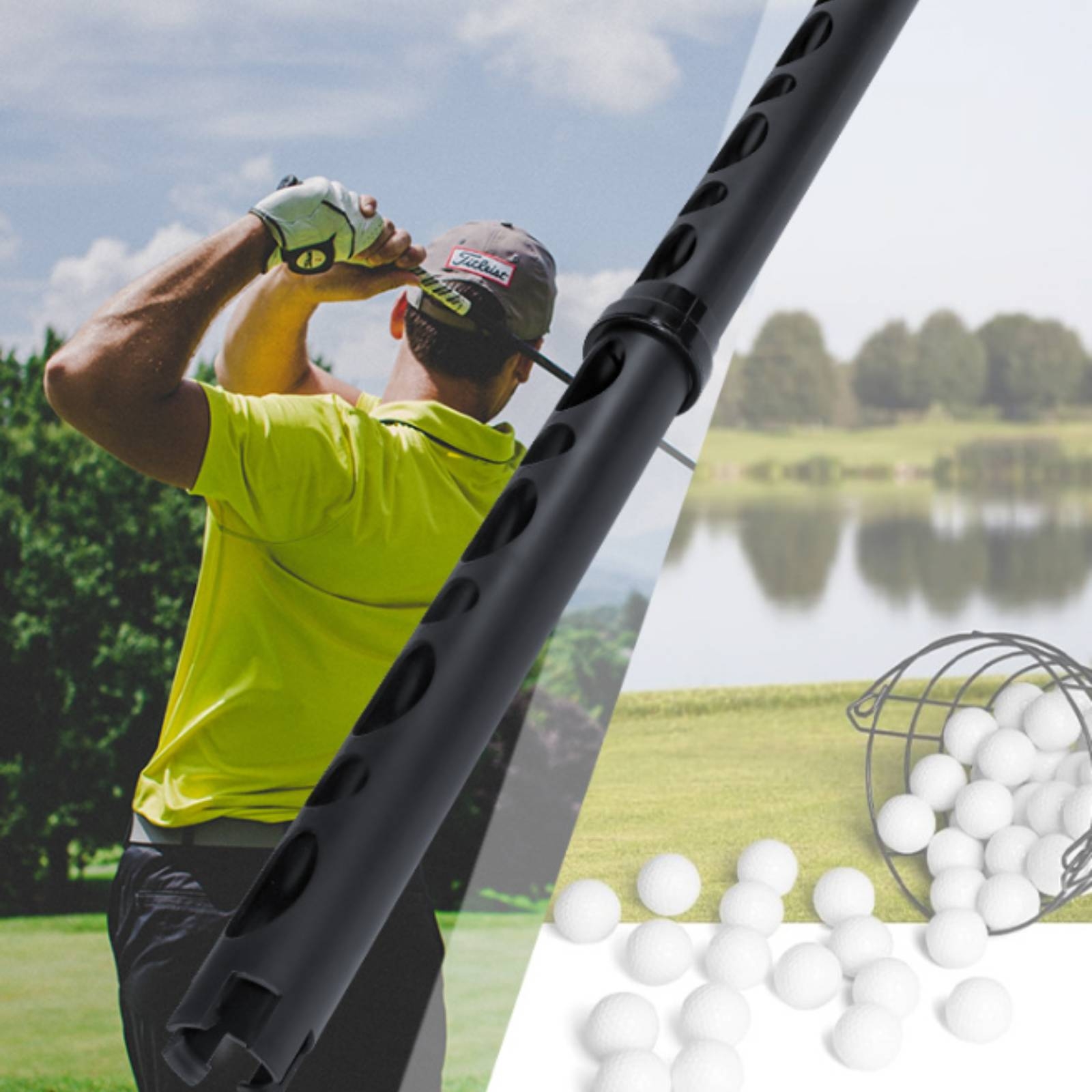 Golf Equipment Usa - Golf Ball Picker Tube Detachable Golf