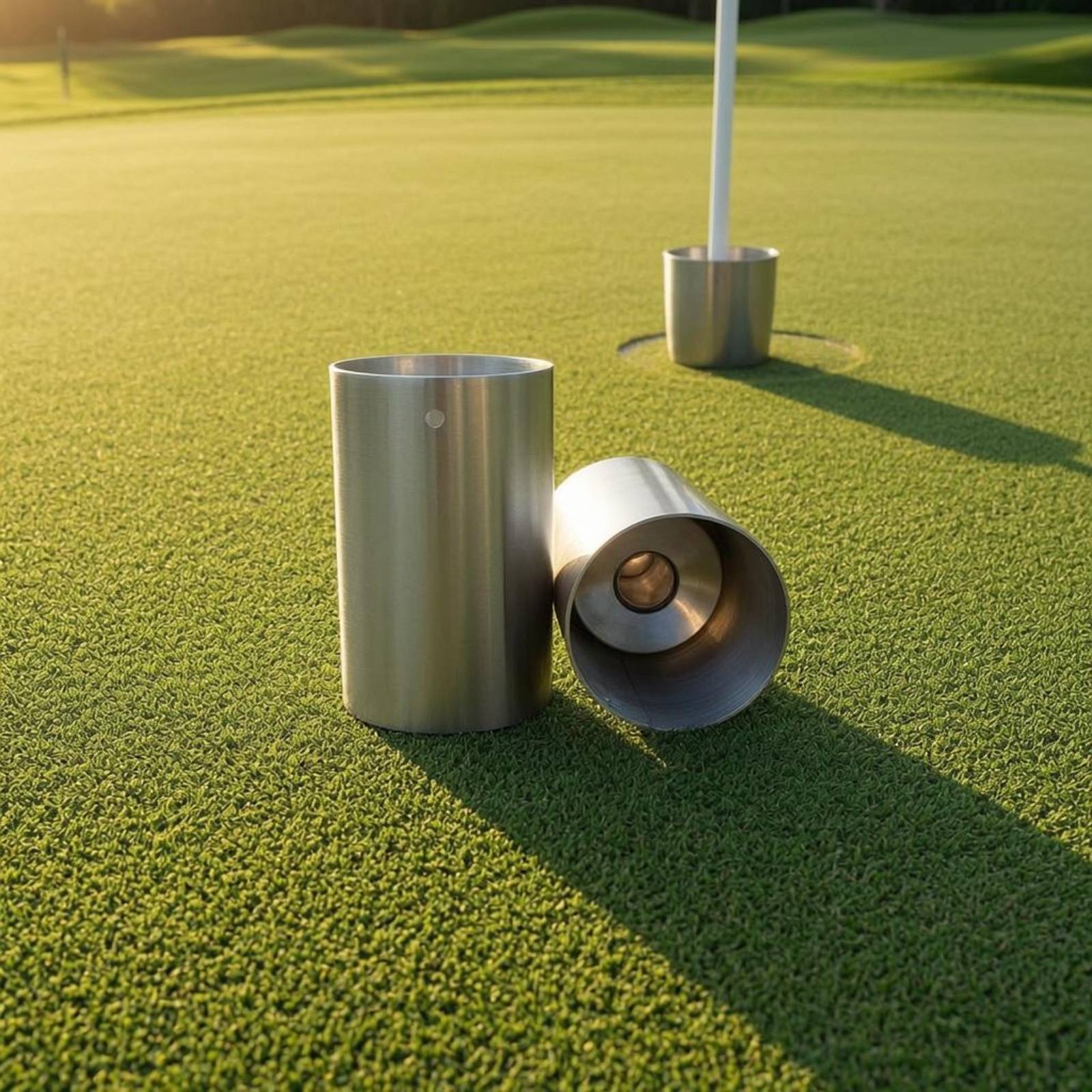 Golf Equipment Usa - Stainless Steel Golf Cup Polished Silver