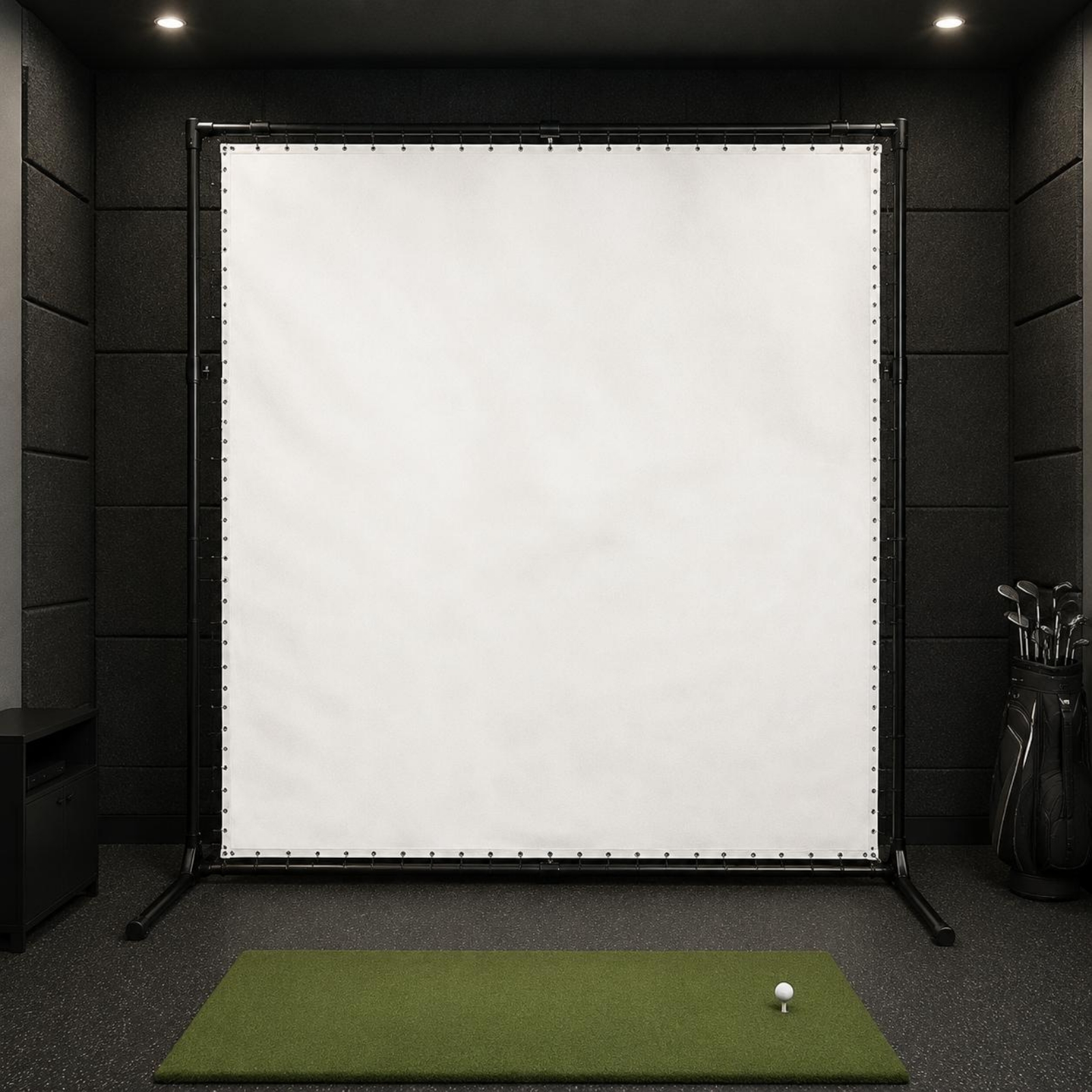 Indoor Golf Simulator Screen T - Golf Equipment Usa ulasan dan harga