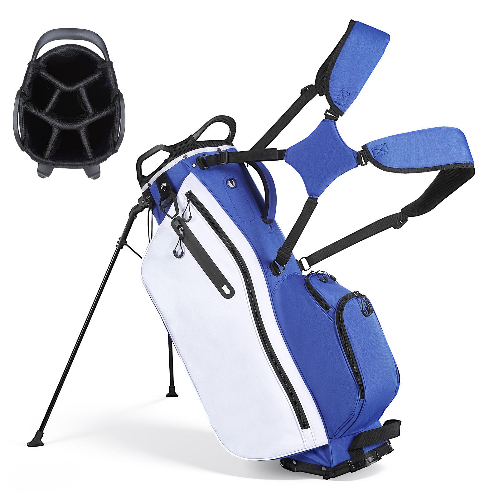 Golf Cart Bag, 7 Way Top Divid - Golf Bag Stand Cart ulasan dan harga