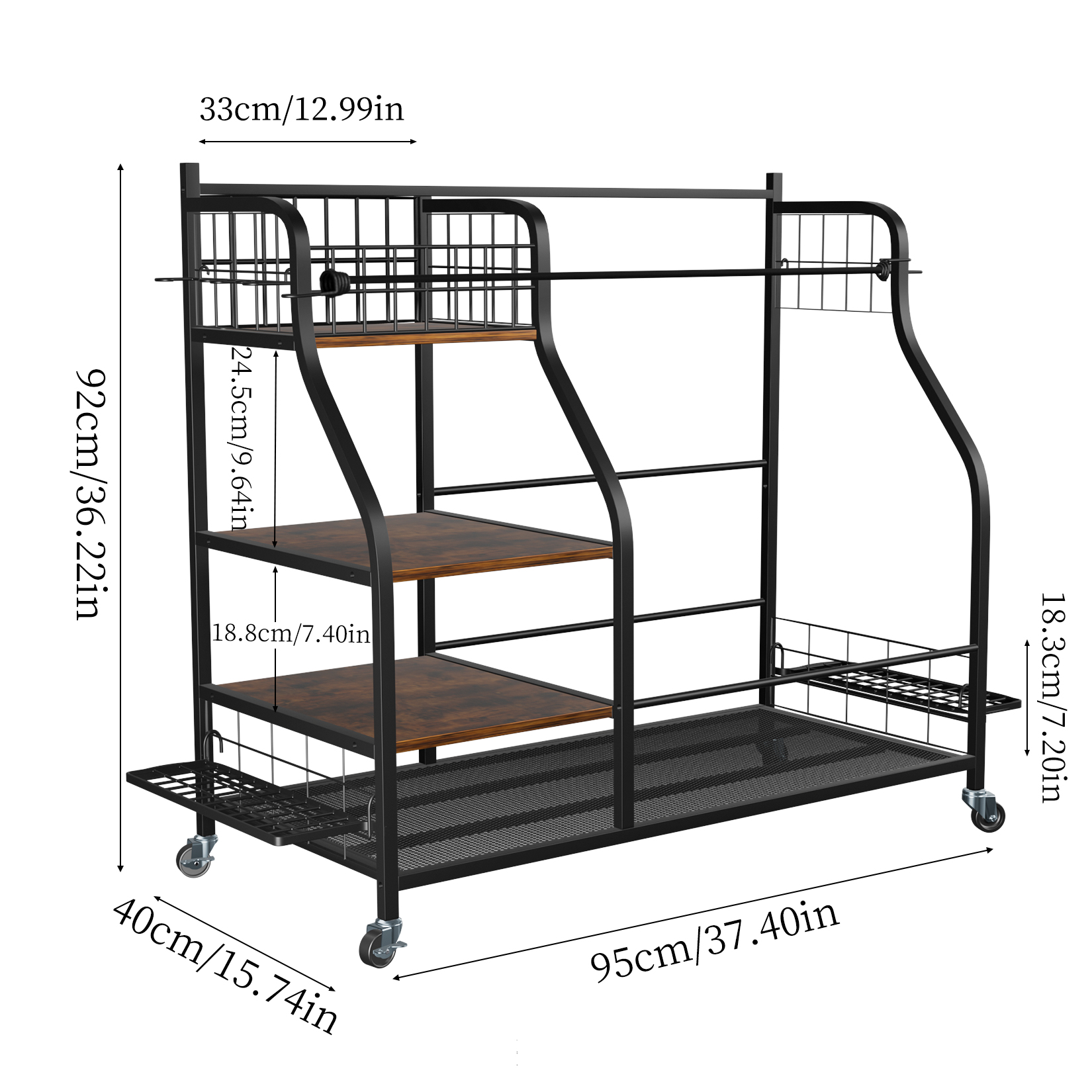 Rolling Golf Storage Rack Gara - Golf Equipment Garage Organizer ulasan dan harga