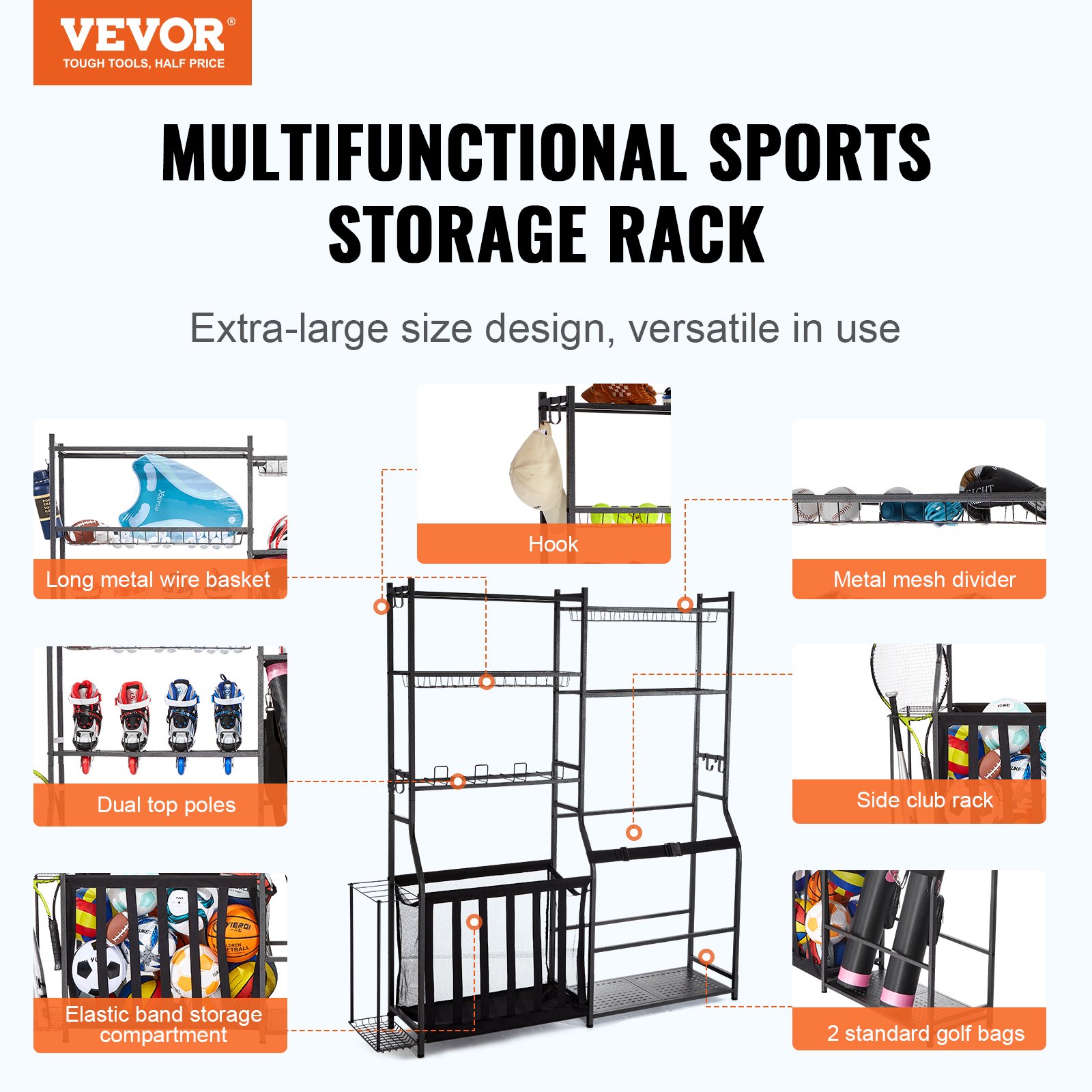 Golf Storage Garage Organizer, - Golf Bag Stand Cart ulasan dan harga