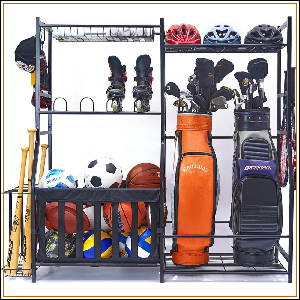 Garage Sports Equipment Organi - Golf Equipment Garage Organizer ulasan dan harga