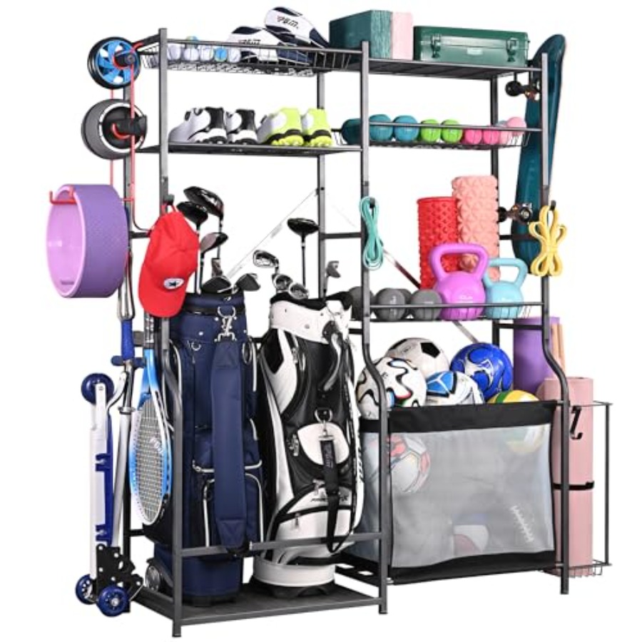 Extra Large Golf Storage Ball  - Golf Equipment Garage Organizer ulasan dan harga