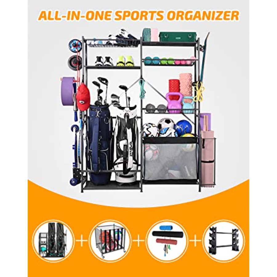 Extra Large Golf Storage Ball  - Golf Equipment Garage Organizer ulasan dan harga