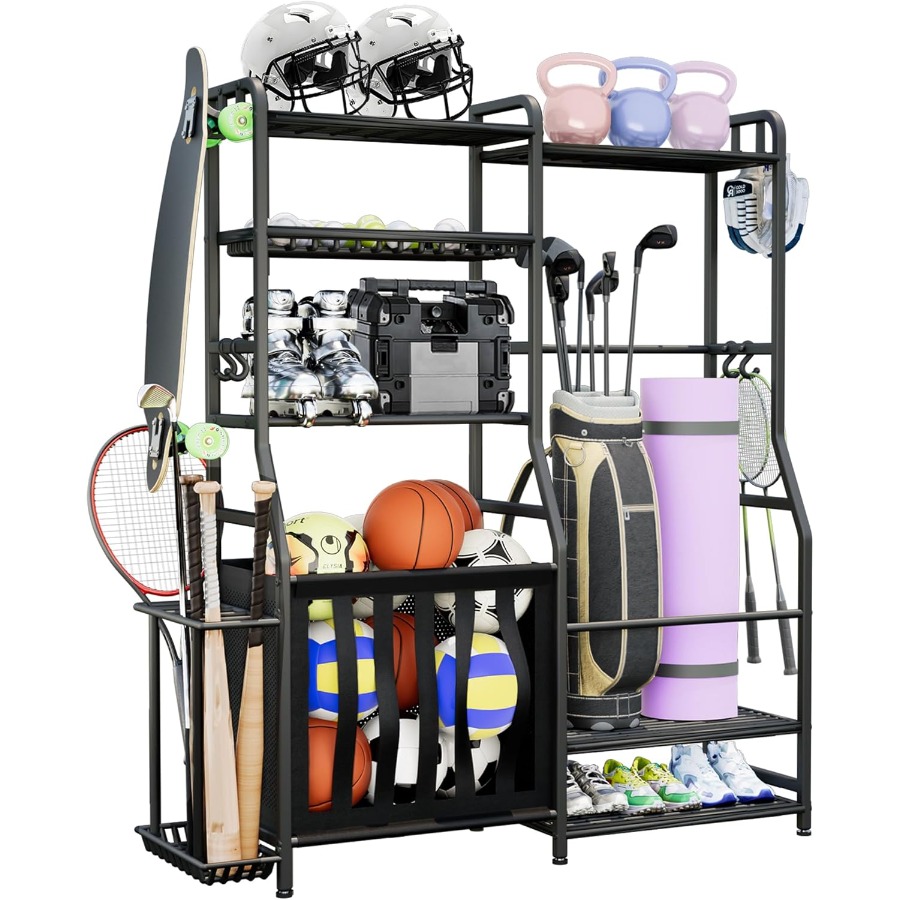 Garage Sports Equipment Organi - Golf Equipment Garage Organizer ulasan dan harga