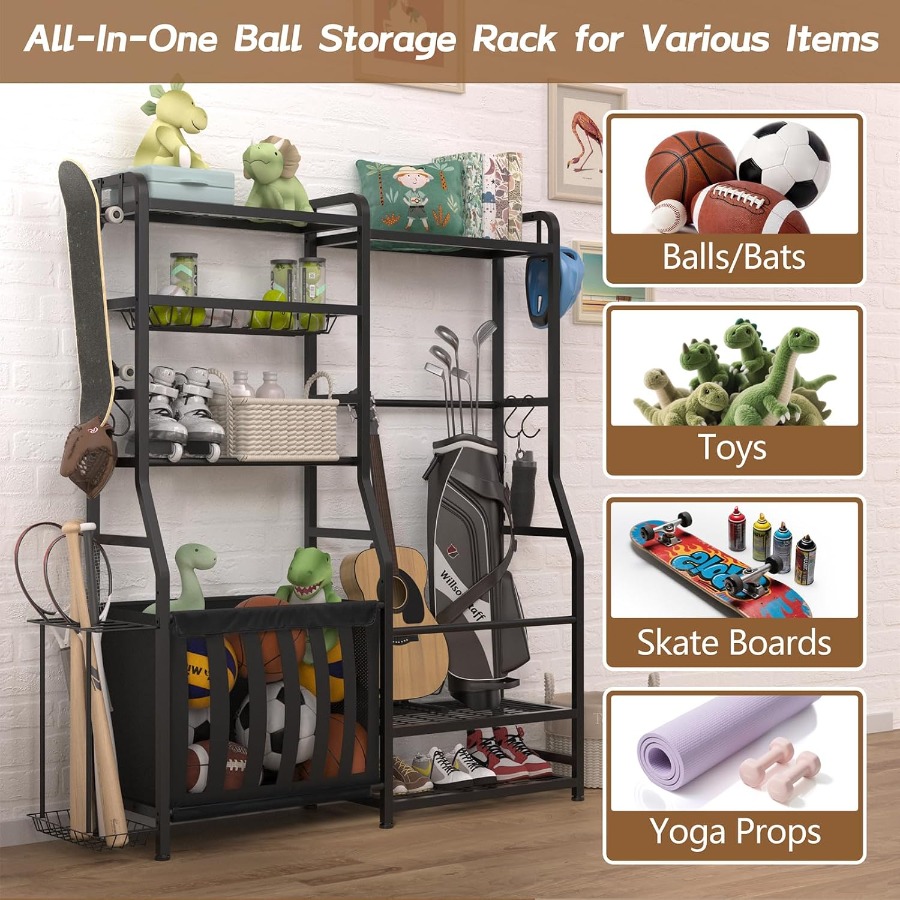 Garage Sports Equipment Organi - Golf Equipment Garage Organizer ulasan dan harga