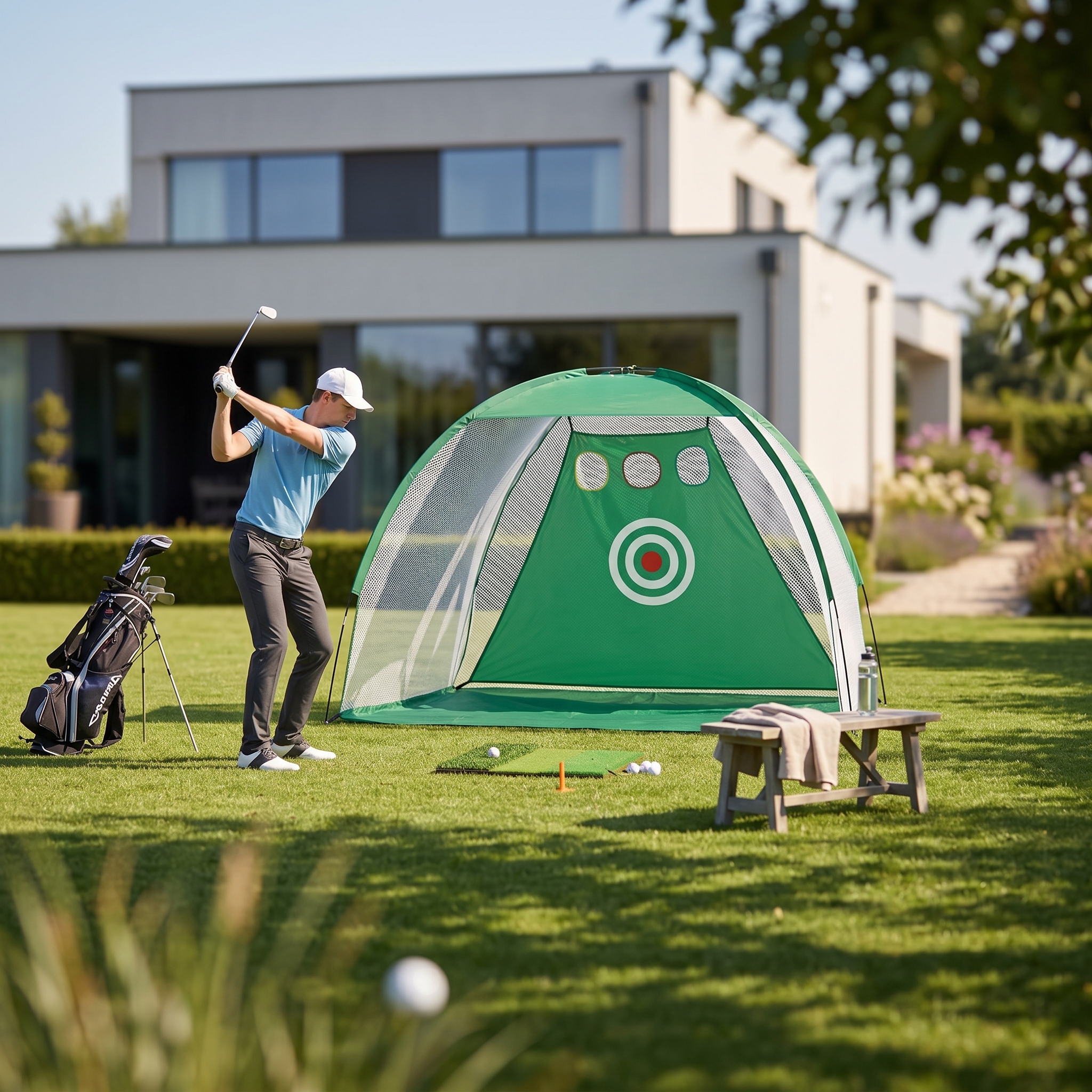 Golf Hitting Net Portable Golf - Golf Equipment Usa ulasan dan harga