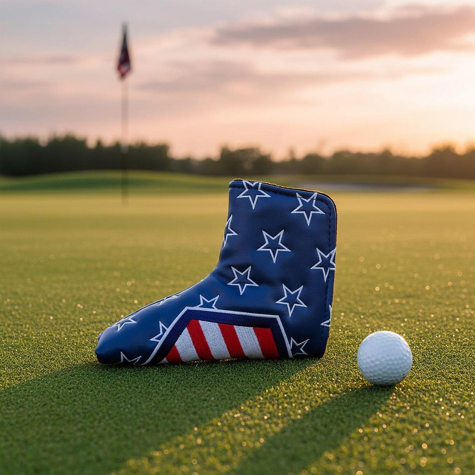 Golf Mallet Putter Cover PU Sp - Putter Mallet Blade ulasan dan harga