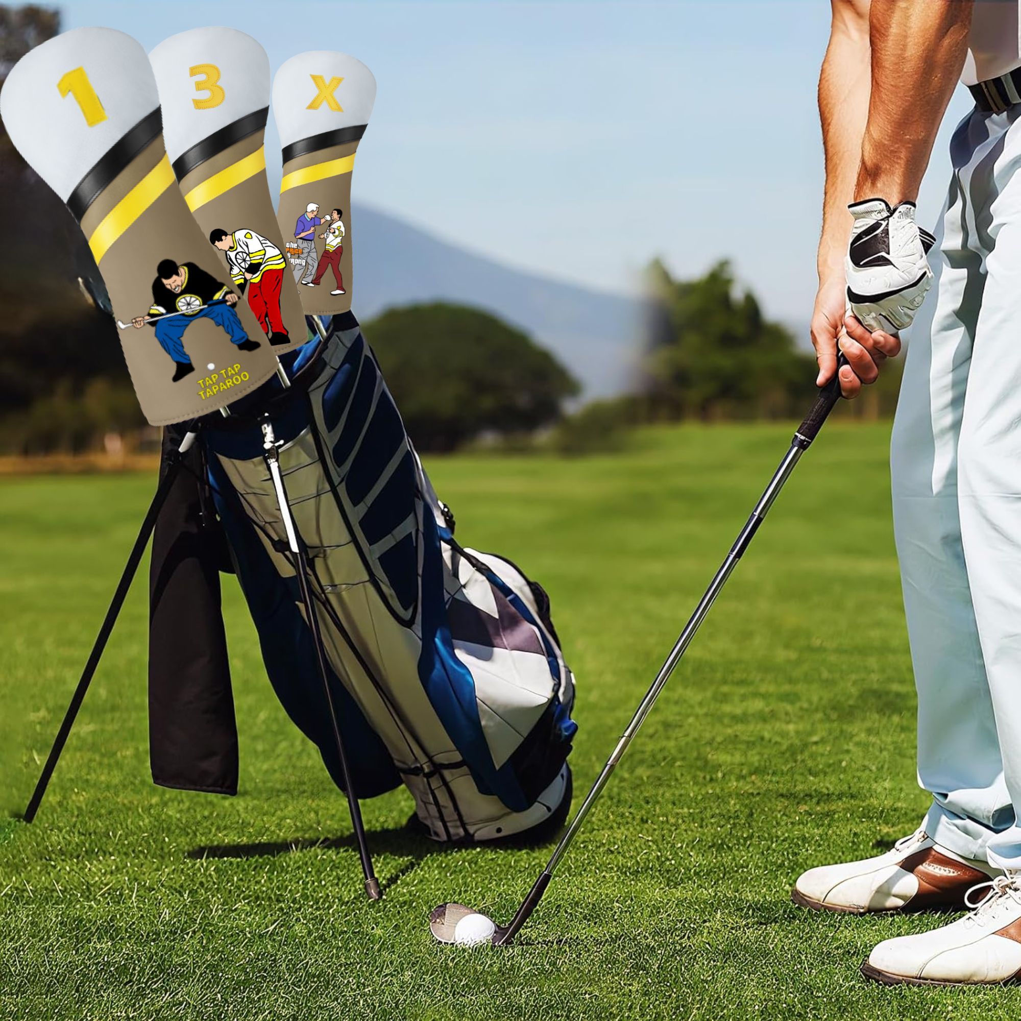 Funny Happy Gilmore Golf Club  - Putter Mallet Blade ulasan dan harga